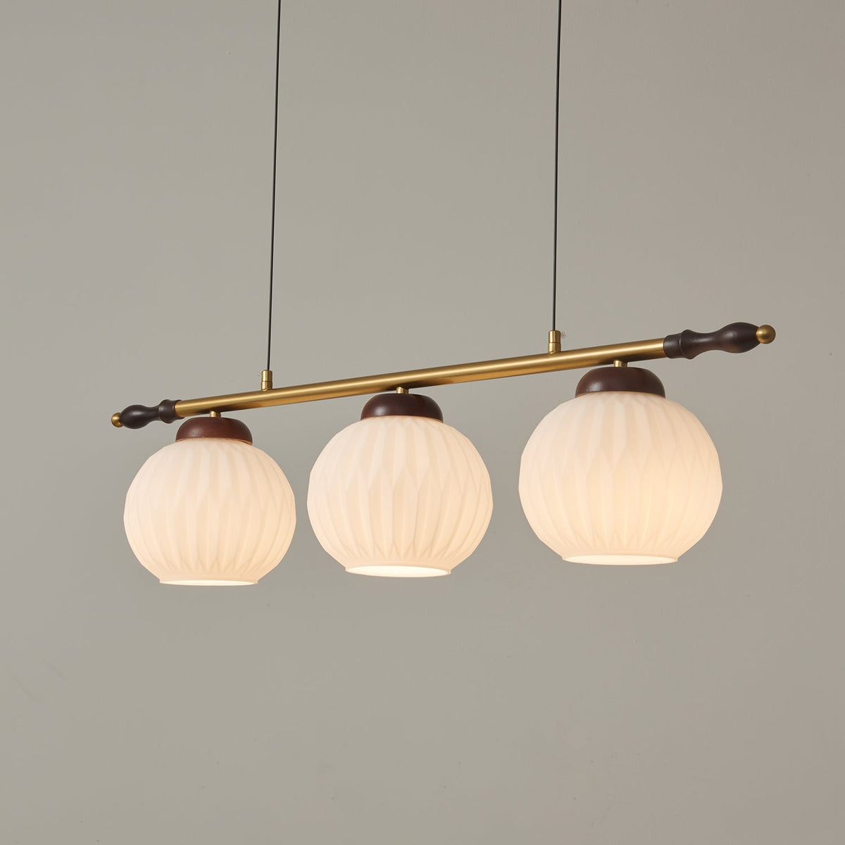 Huna Vintage-Glas-Pendelleuchte