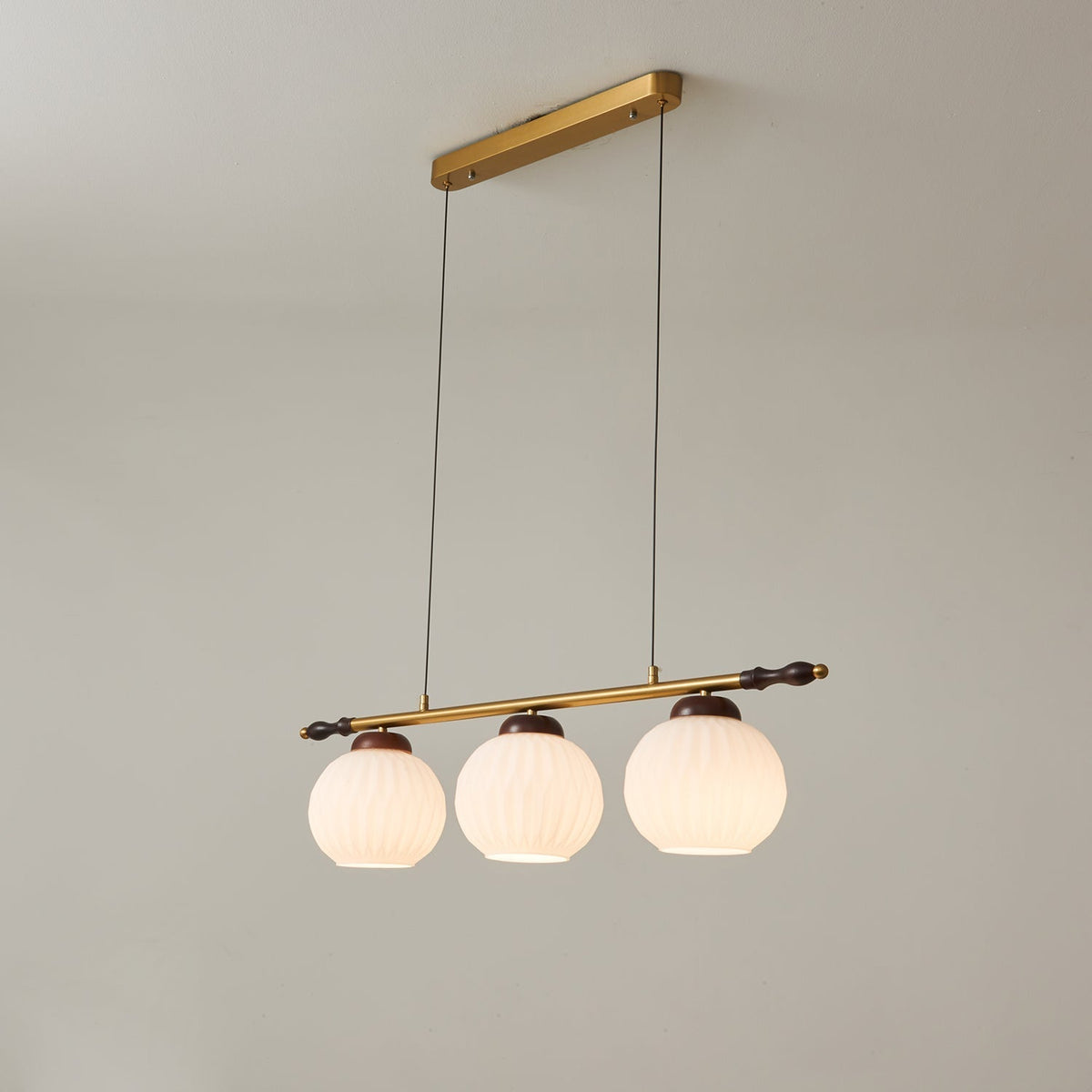 Huna Vintage-Glas-Pendelleuchte