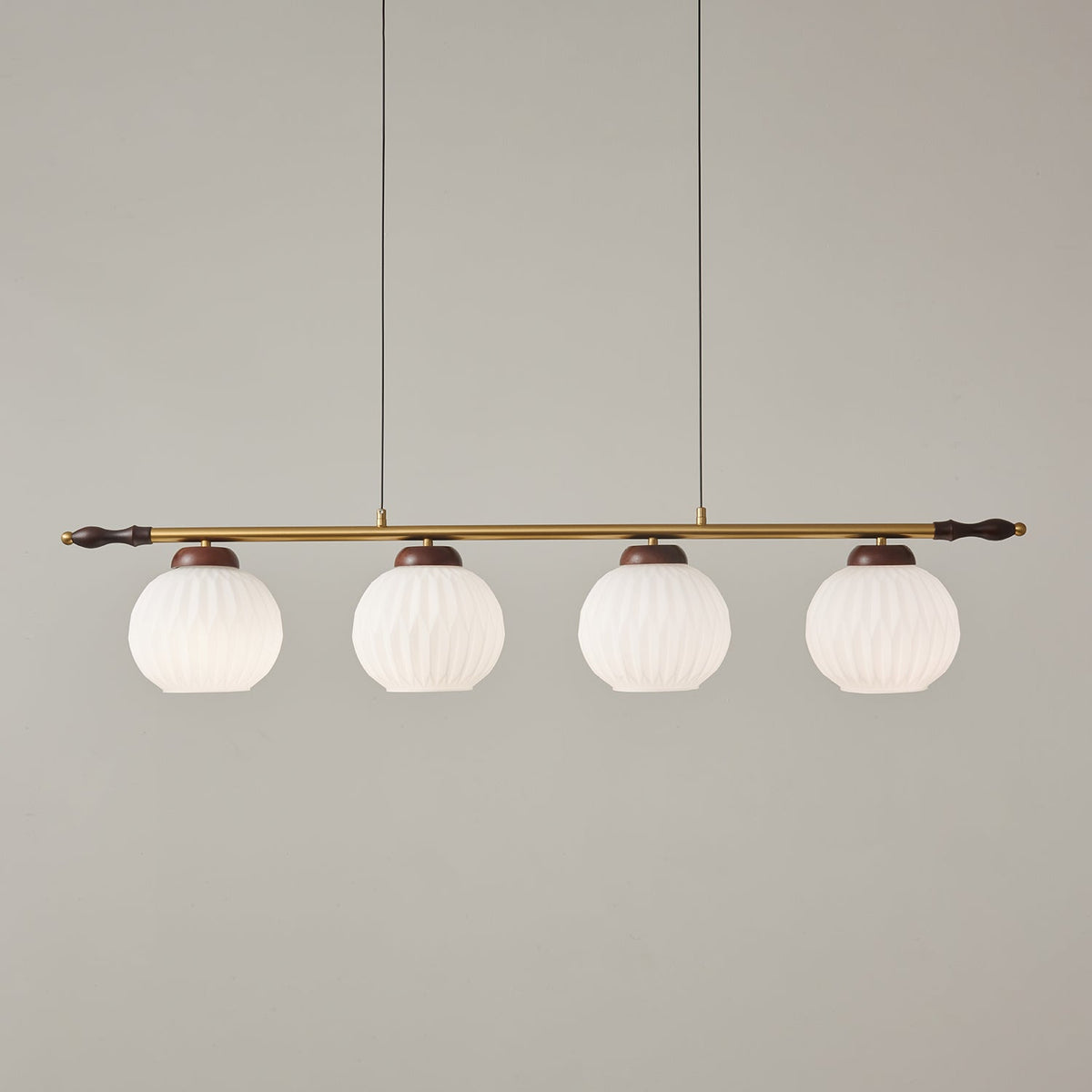 Huna Vintage-Glas-Pendelleuchte