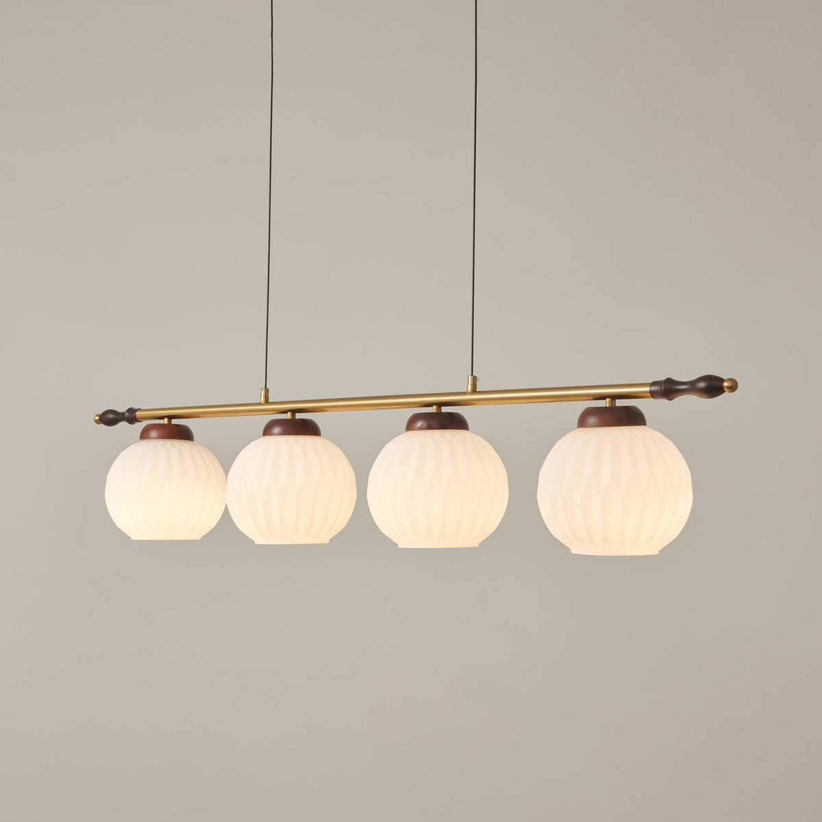 Huna Vintage-Glas-Pendelleuchte