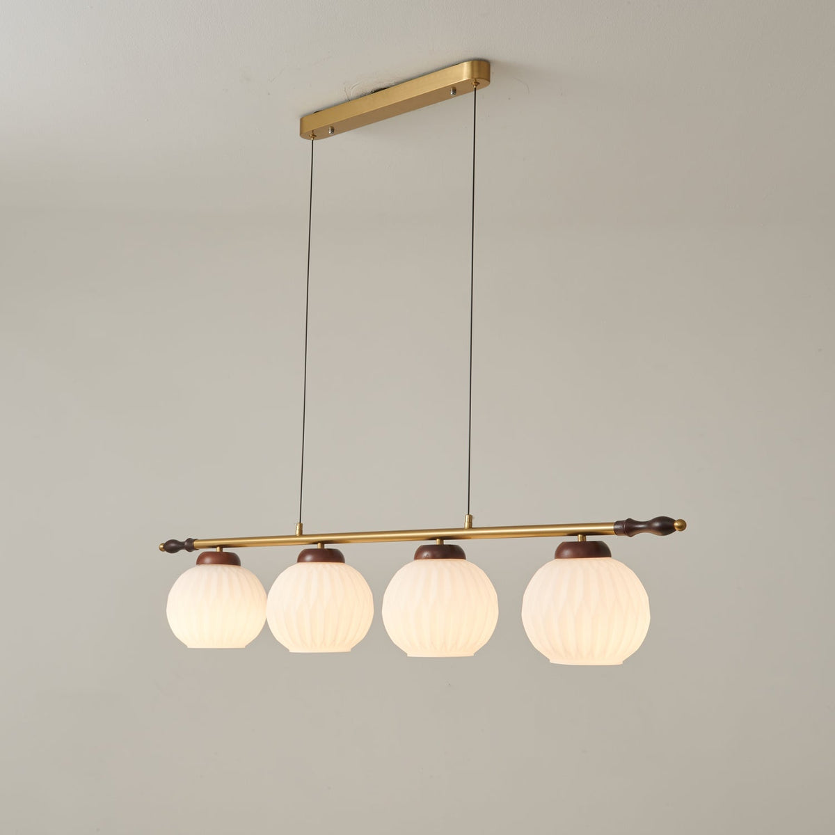 Huna Vintage-Glas-Pendelleuchte