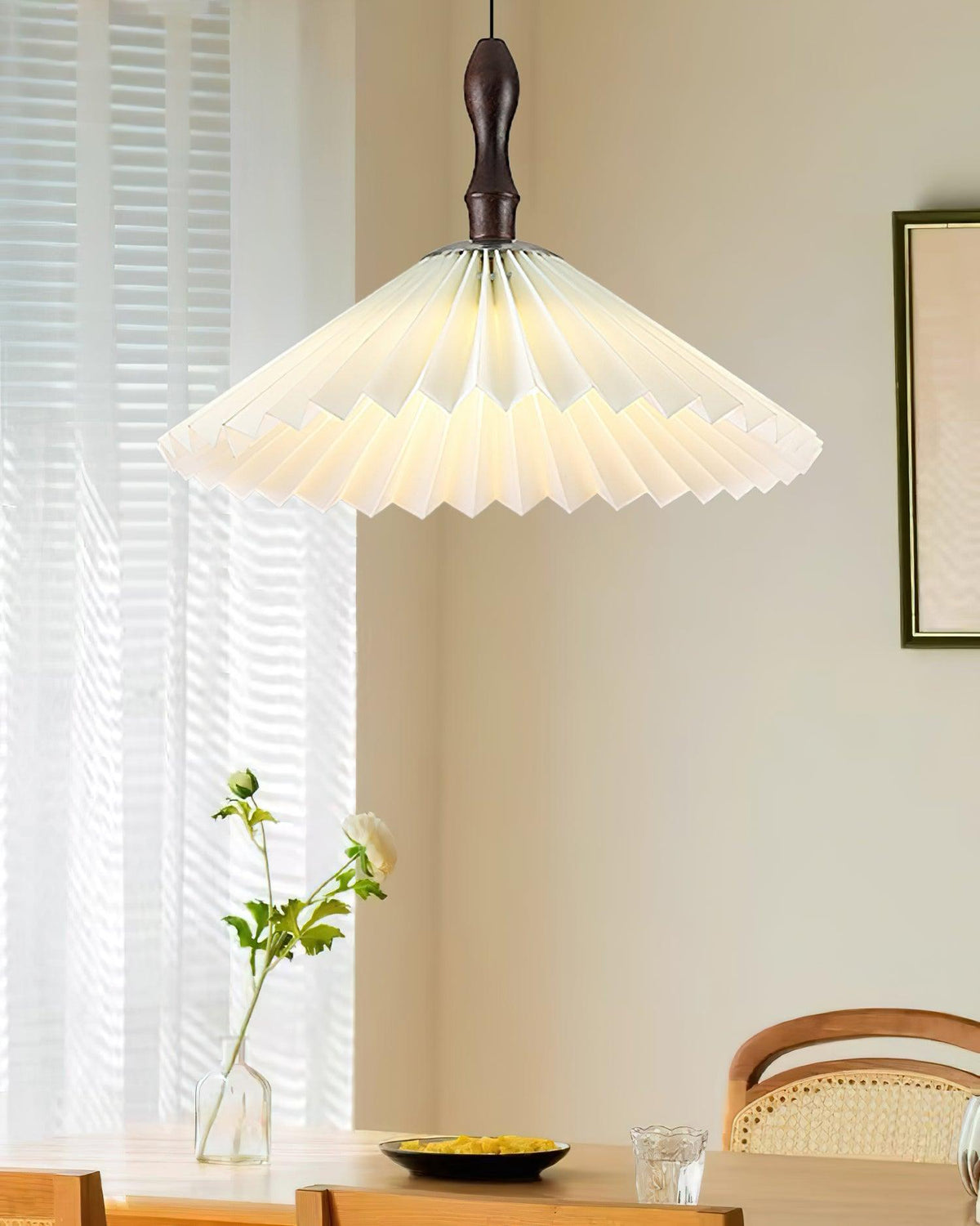 Petal Pendelleuchte aus Holz