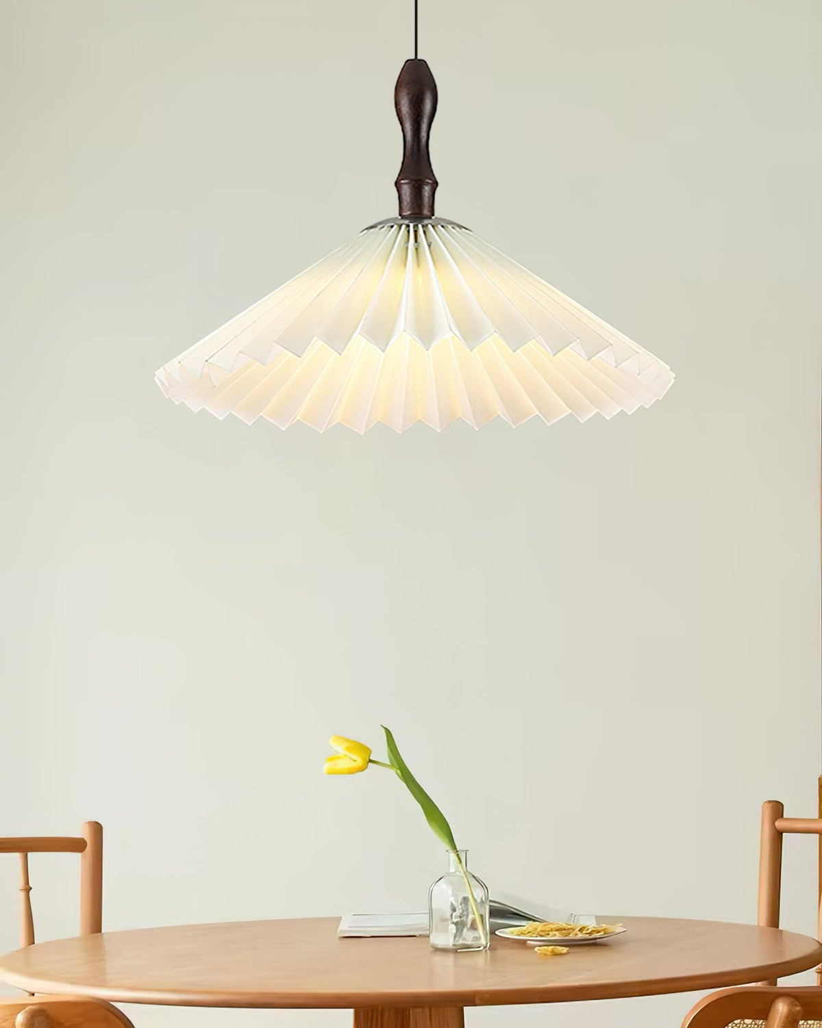 Petal Pendelleuchte aus Holz