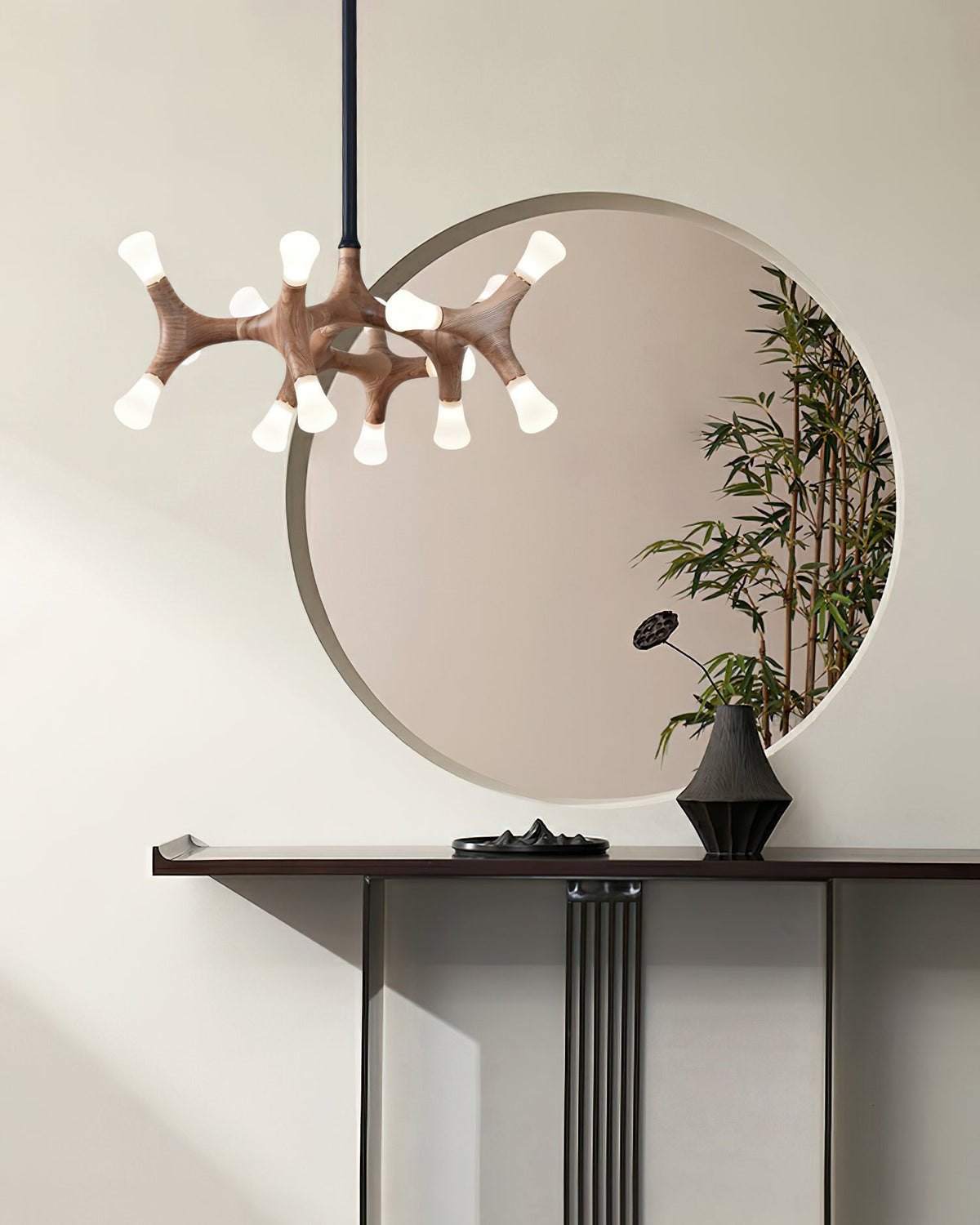 Mynorila Pendelleuchte im Zweig-Design aus Holz