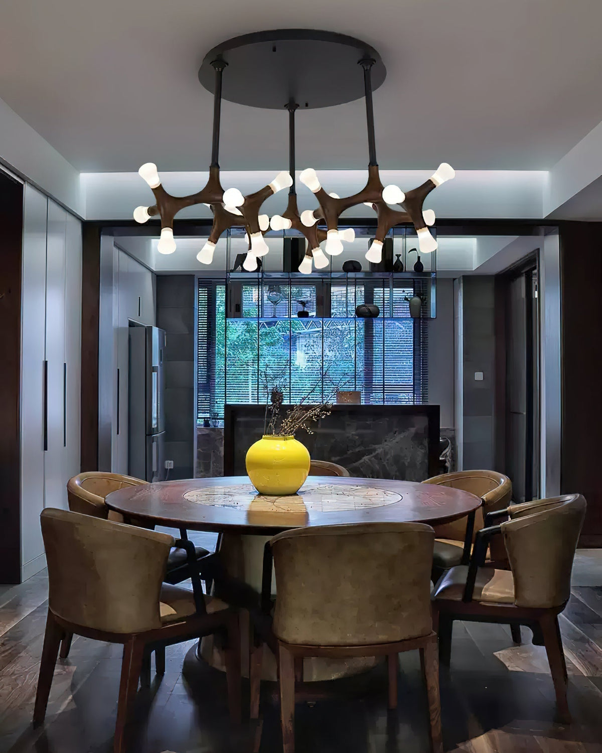 Mynorila Pendelleuchte im Zweig-Design aus Holz