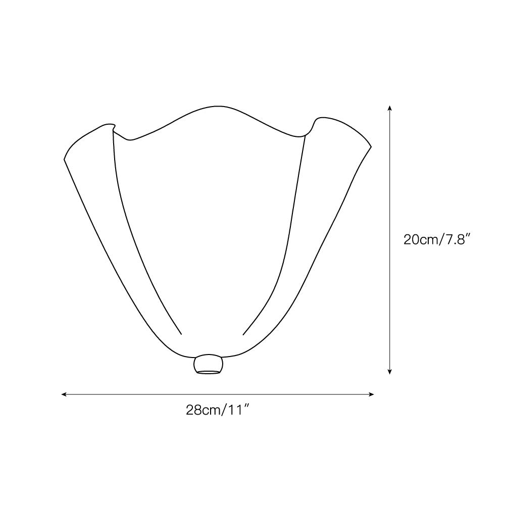 Veleina Wandleuchte Pendelleuchte aus Glas