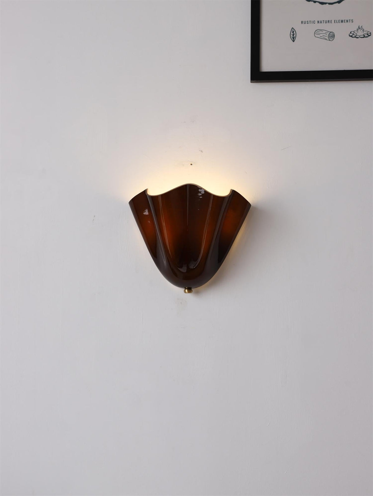 Veleina Wandleuchte Pendelleuchte aus Glas