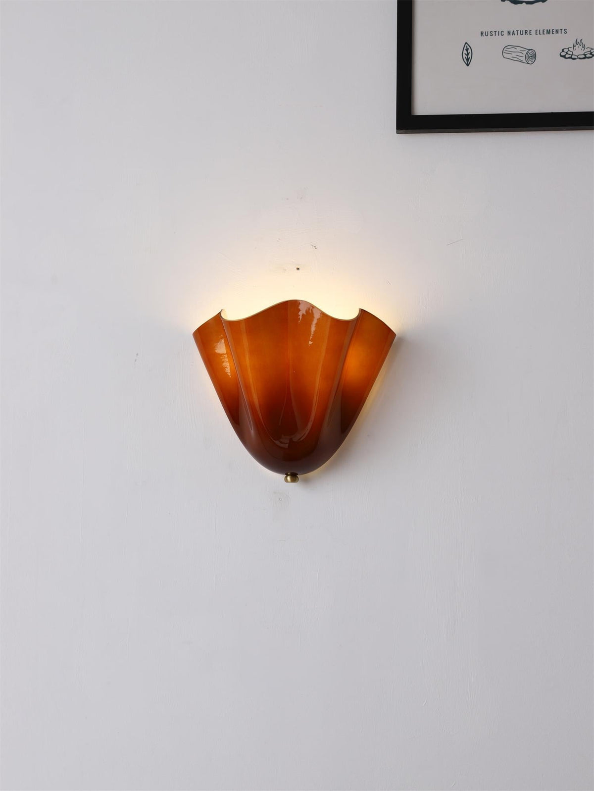 Veleina Wandleuchte Pendelleuchte aus Glas