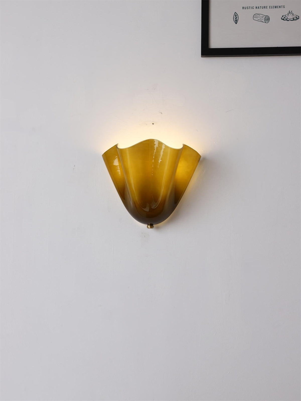 Veleina Wandleuchte Pendelleuchte aus Glas