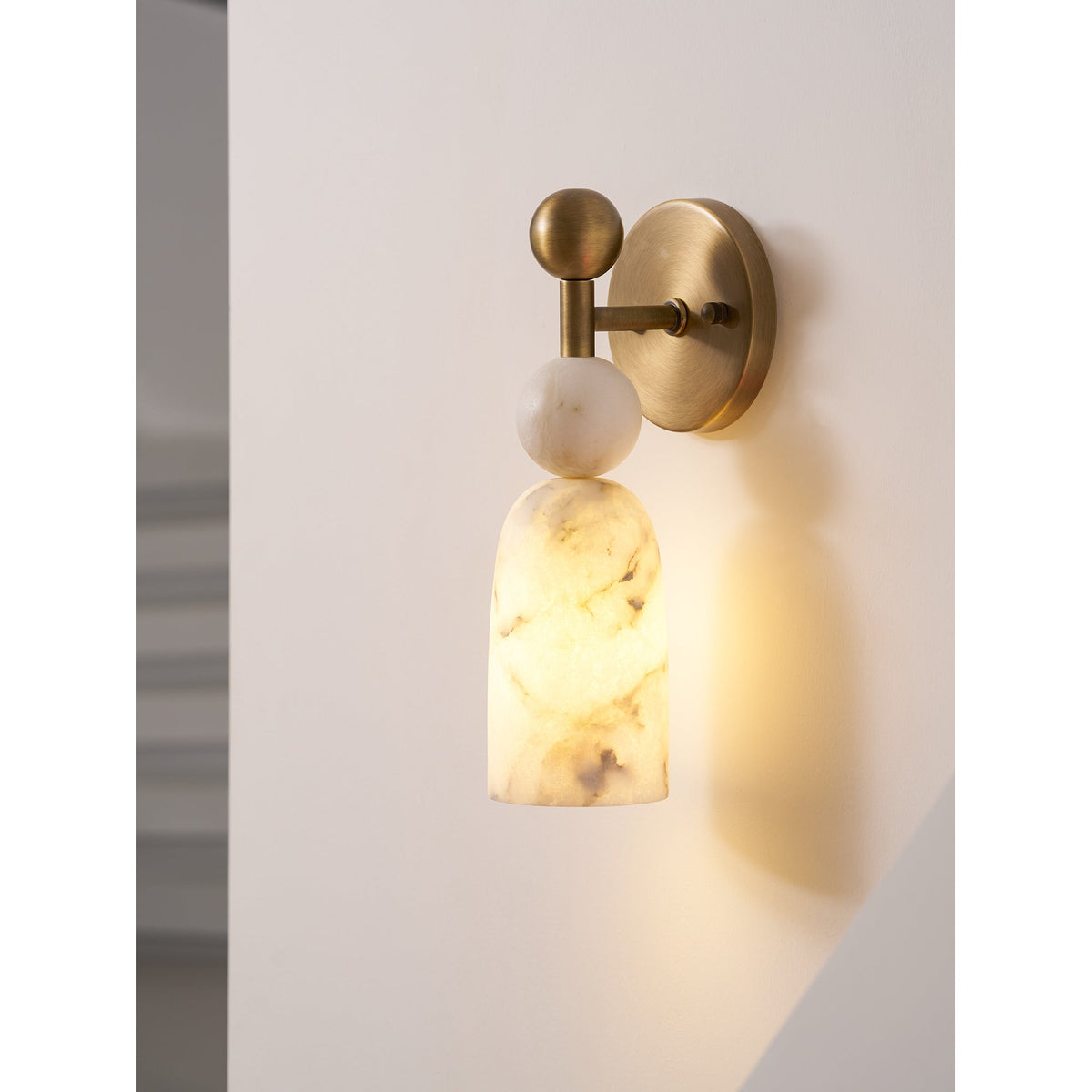 Serafin Alabaster Wandleuchte