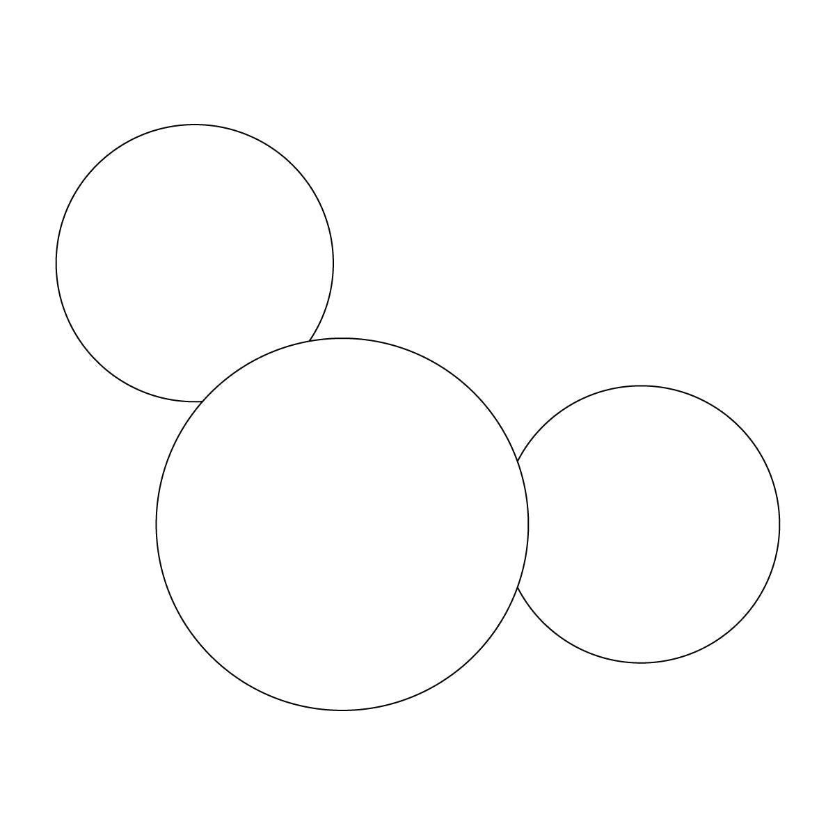 Arelis Geometrische Scheiben-Wandleuchte