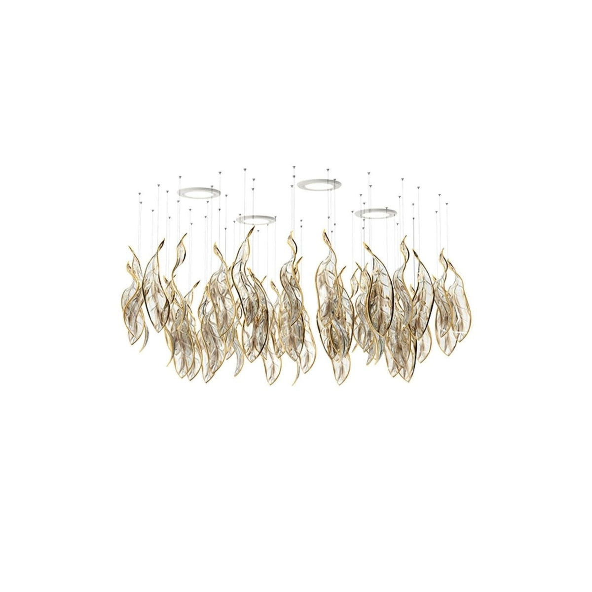 Velelora Kronleuchter Cascading Leaf Luxe