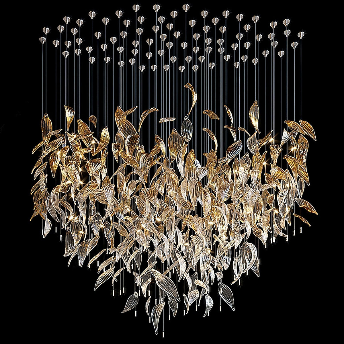 Velelora Kronleuchter Cascading Leaf Luxe