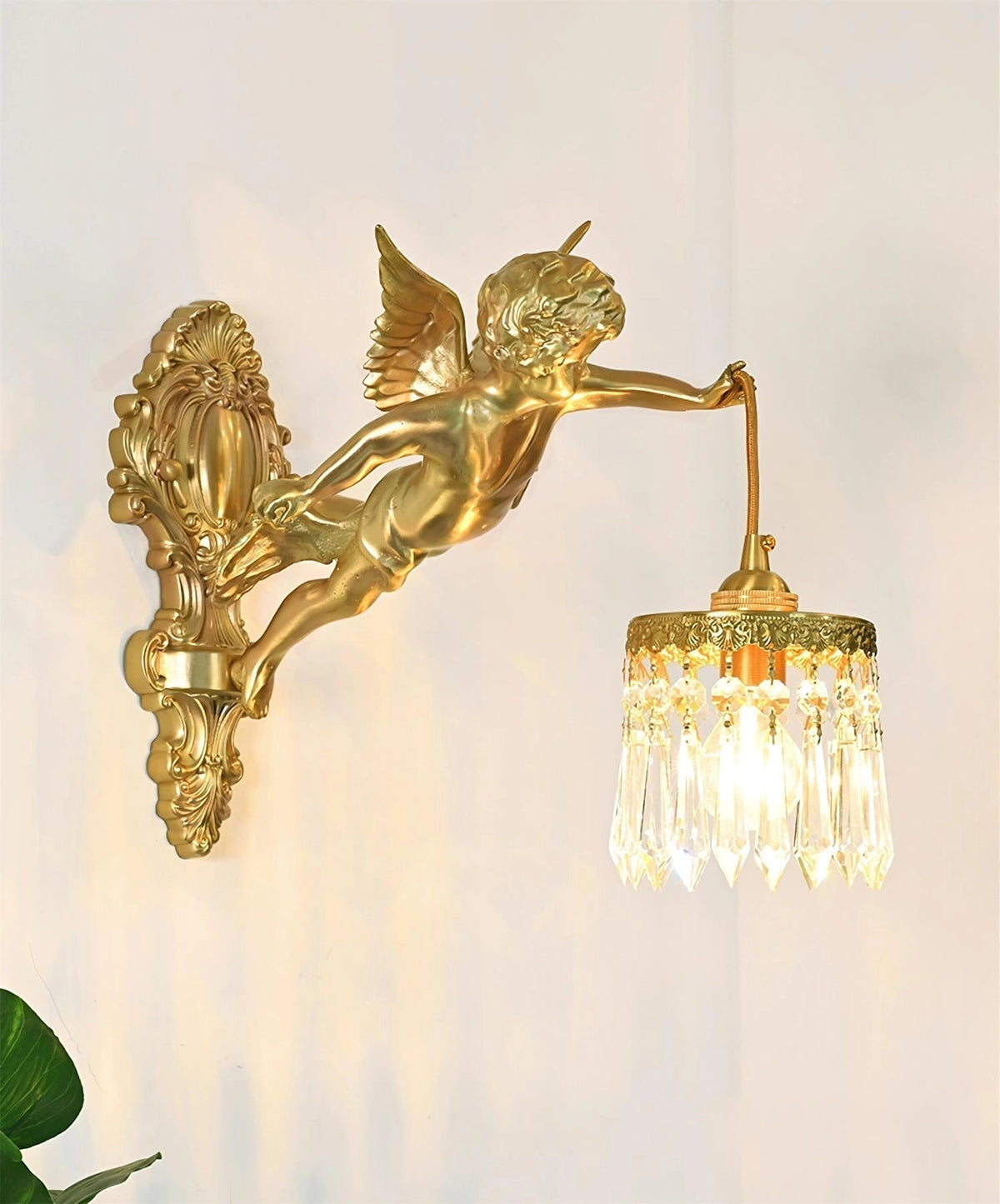 Bex Flying Angel-Glas-Wandleuchte