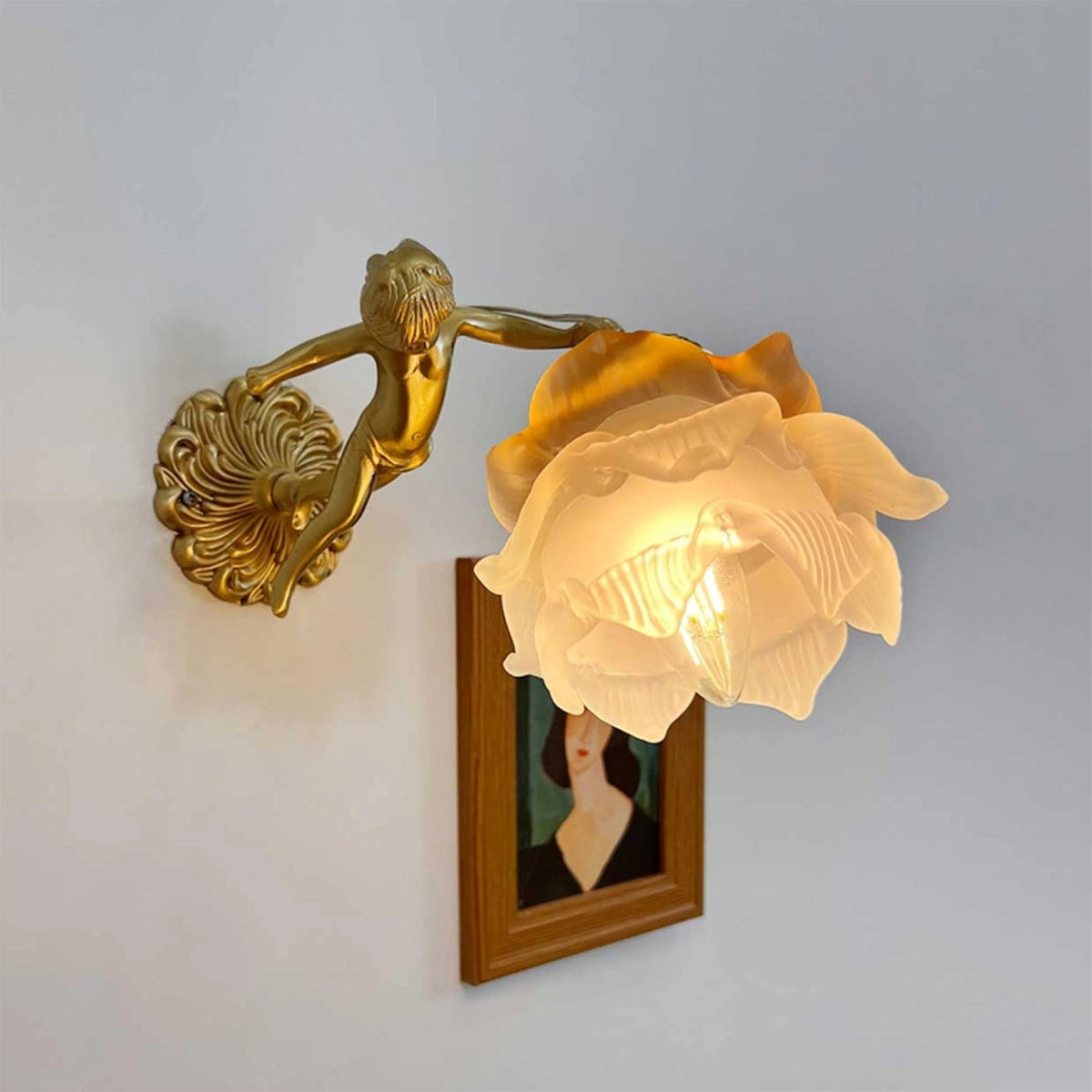 Bex Flying Angel-Glas-Wandleuchte
