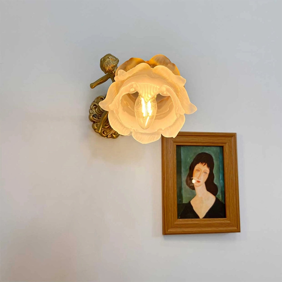 Bex Flying Angel-Glas-Wandleuchte