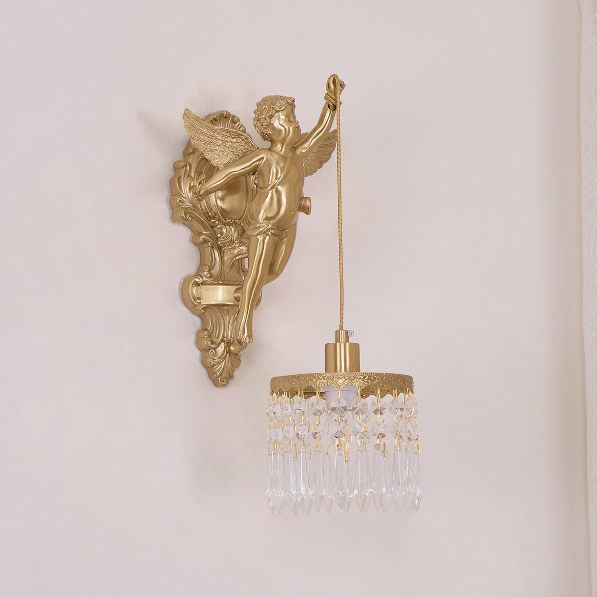 Bex Flying Angel-Glas-Wandleuchte