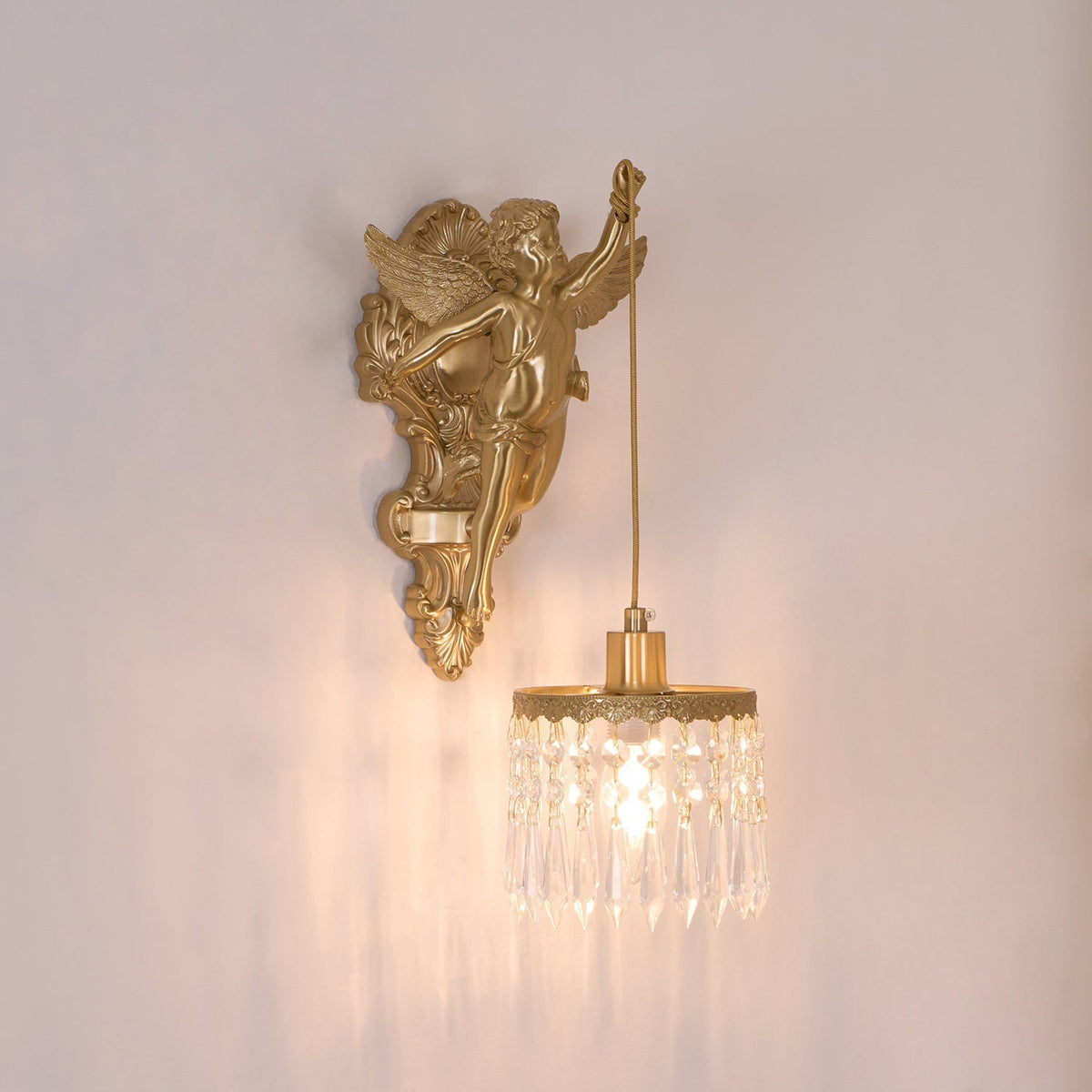 Bex Flying Angel-Glas-Wandleuchte
