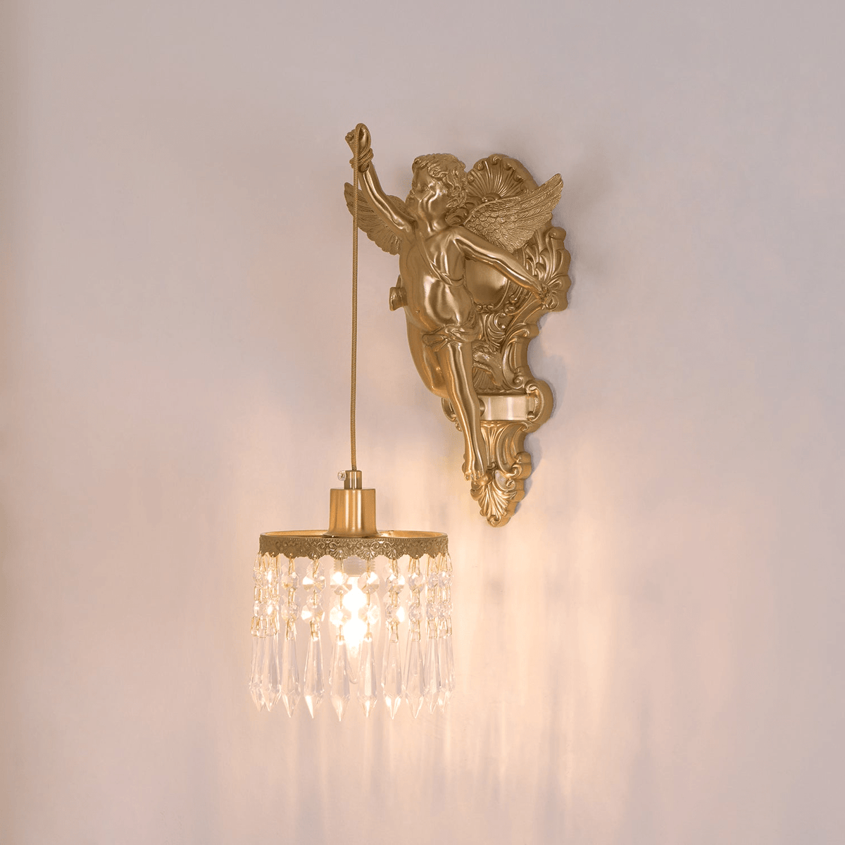 Bex Flying Angel-Glas-Wandleuchte