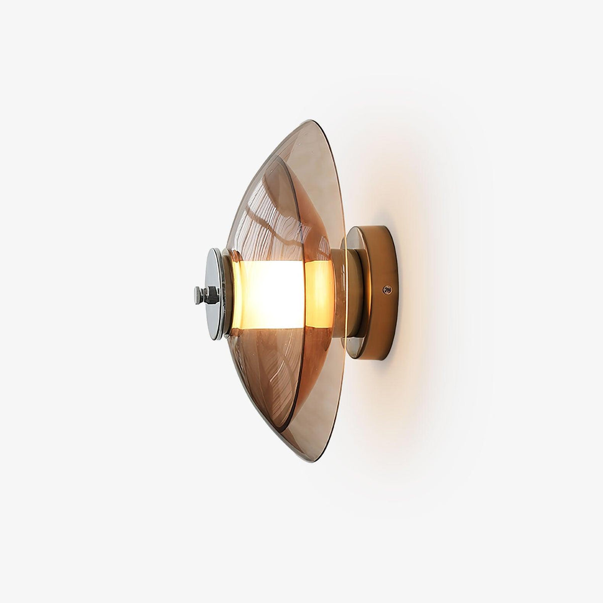 Vasolir Flying Saucer Chrom-Wandleuchte