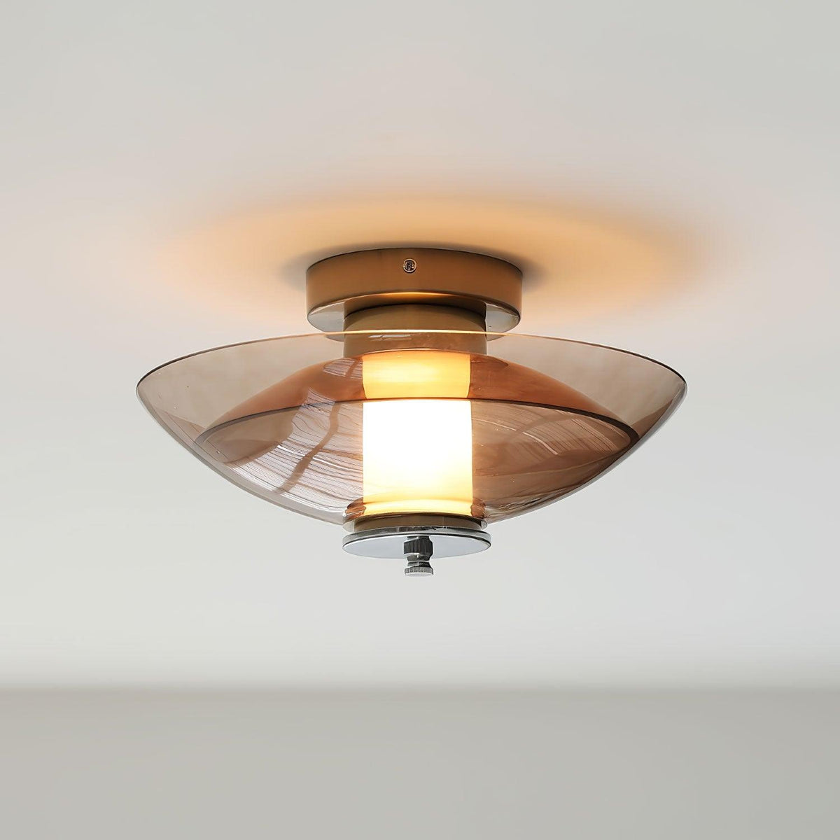 Vasolir Flying Saucer Chrom-Wandleuchte
