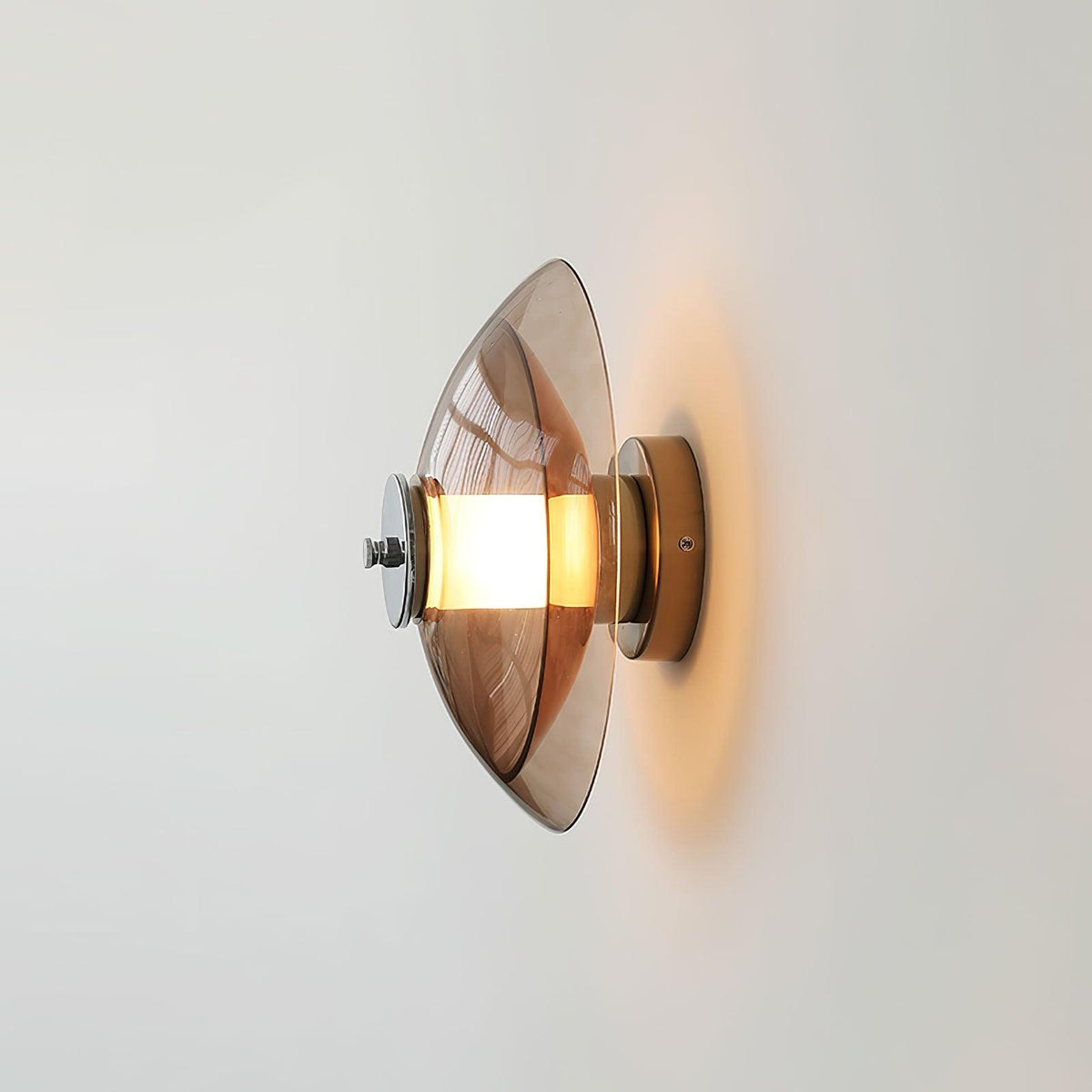 Vasolir Flying Saucer Chrom-Wandleuchte
