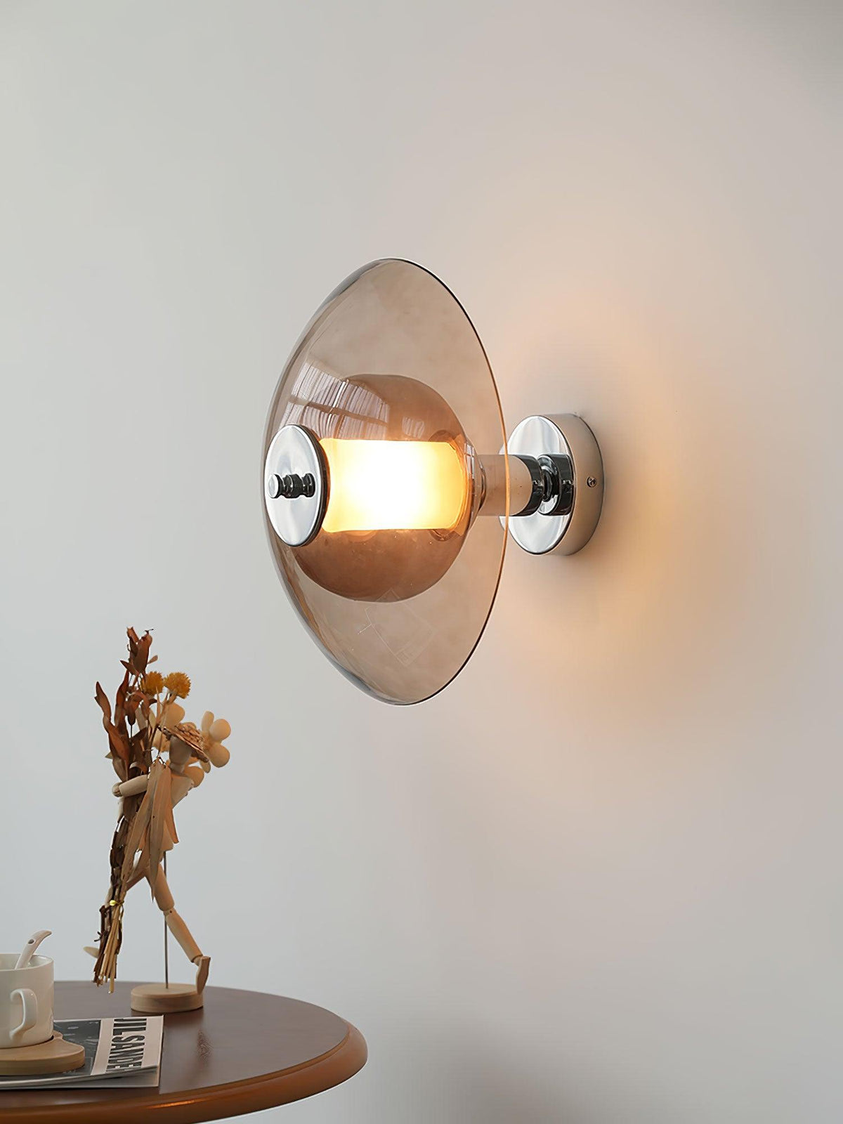 Cocarir skandinavisch Art Flying Saucer Wandleuchte mit Stecker
