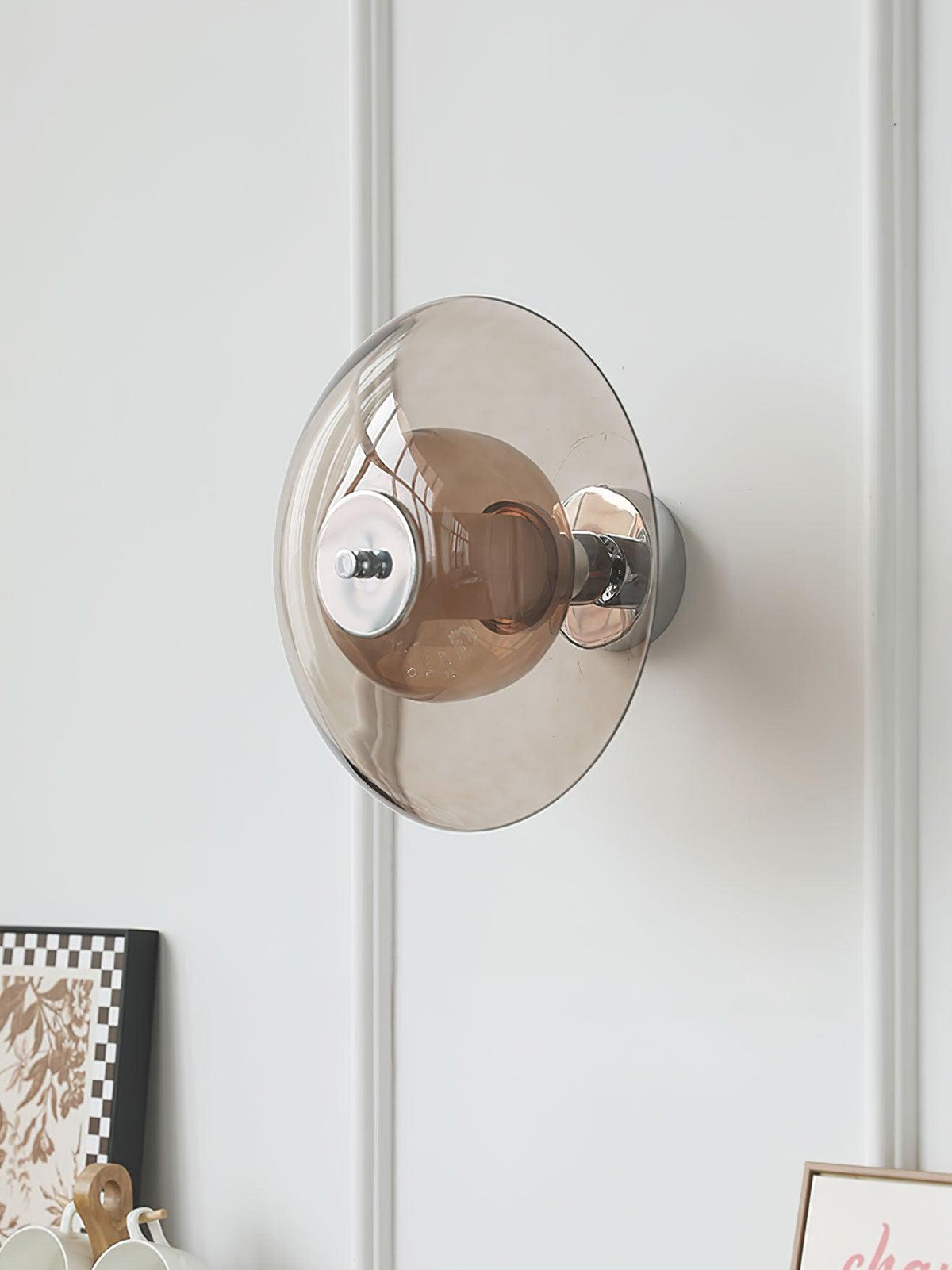 Cocarir skandinavisch Art Flying Saucer Wandleuchte mit Stecker