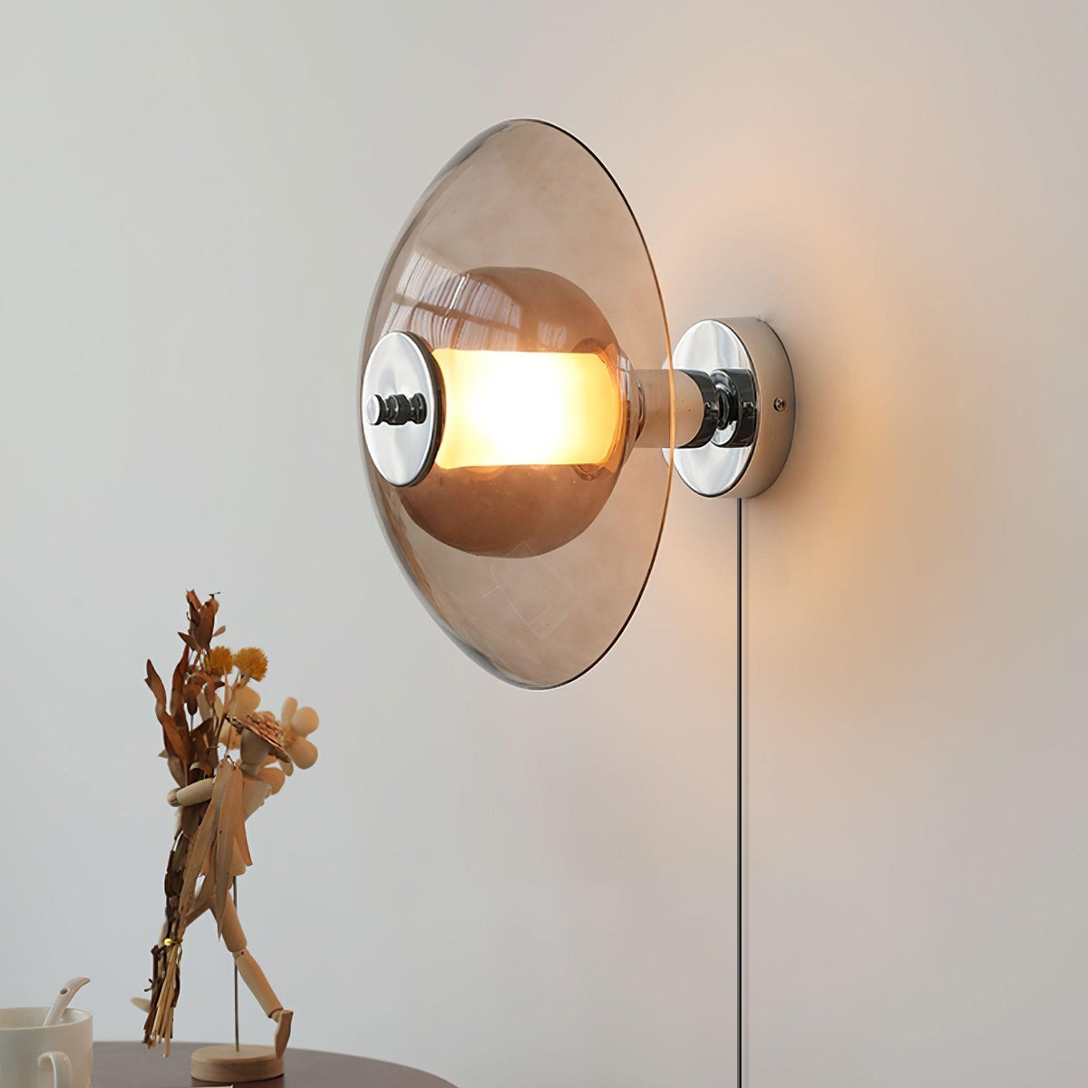 Cocarir skandinavisch Art Flying Saucer Wandleuchte mit Stecker