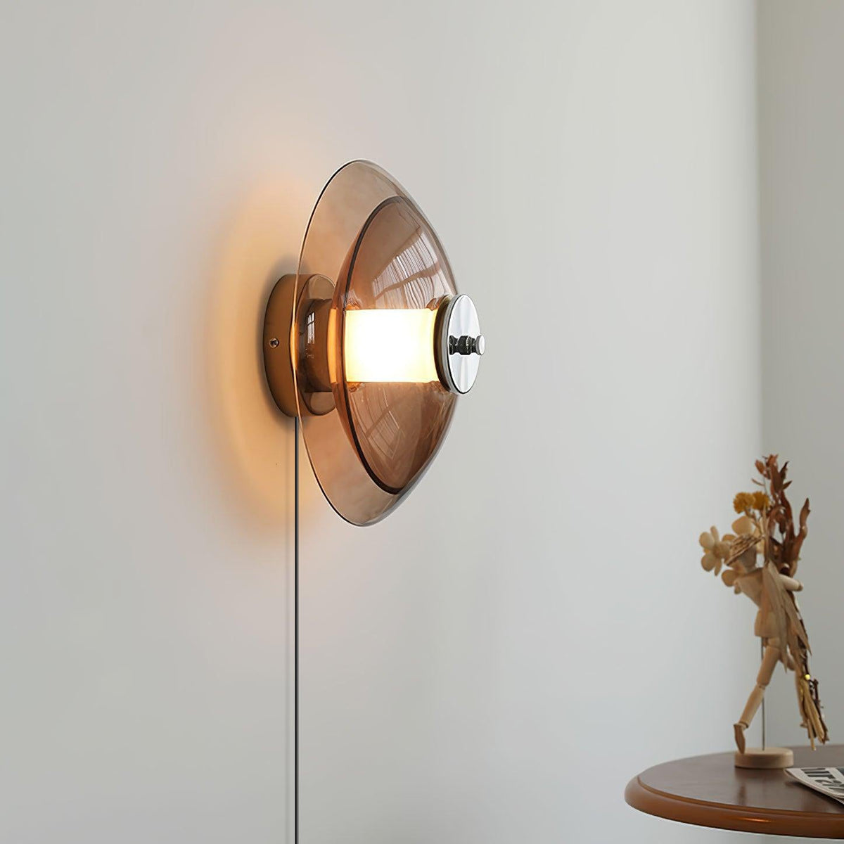 Cocarir skandinavisch Art Flying Saucer Wandleuchte mit Stecker