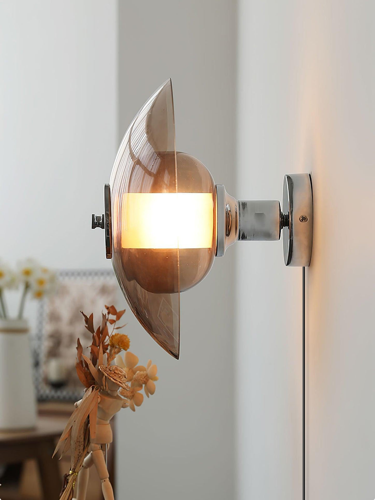Cocarir skandinavisch Art Flying Saucer Wandleuchte mit Stecker