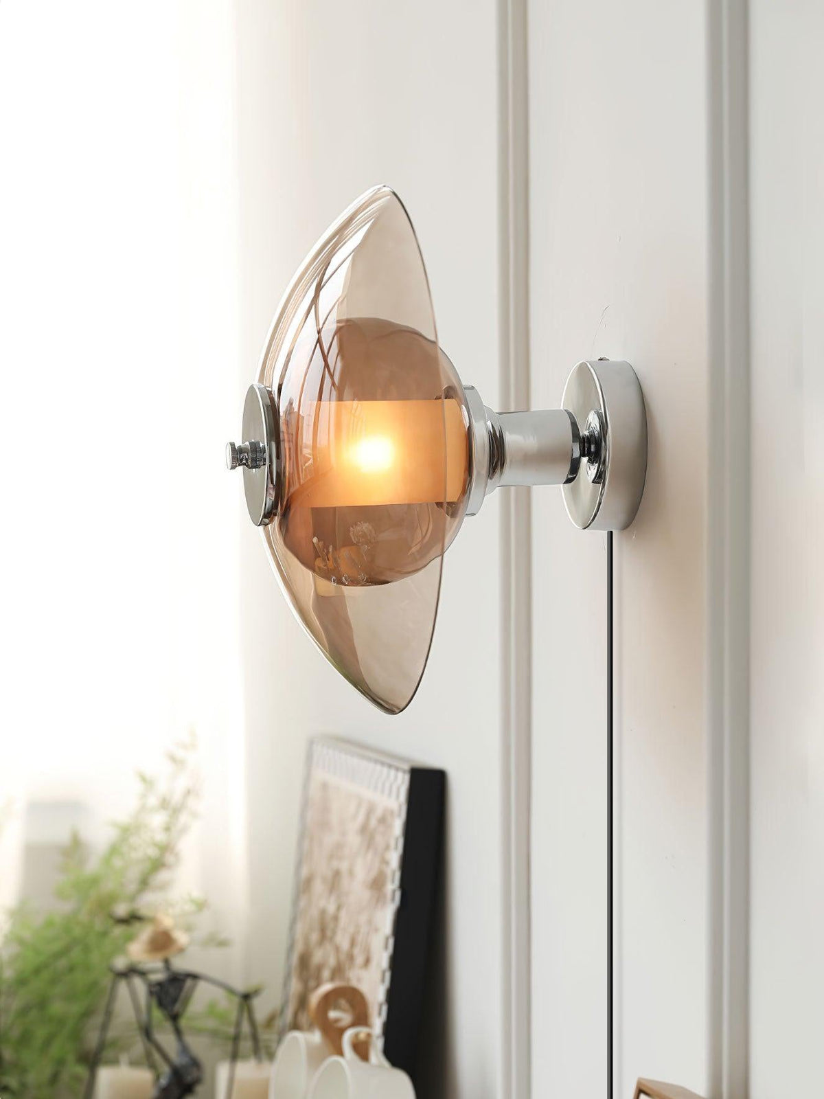 Cocarir skandinavisch Art Flying Saucer Wandleuchte mit Stecker