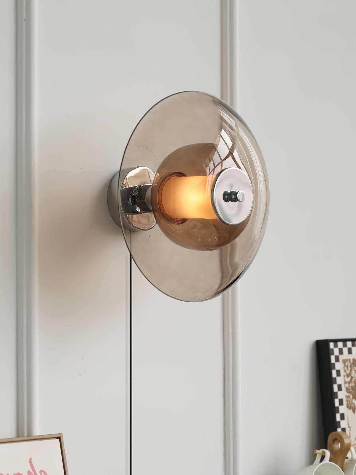 Cocarir skandinavisch Art Flying Saucer Wandleuchte mit Stecker