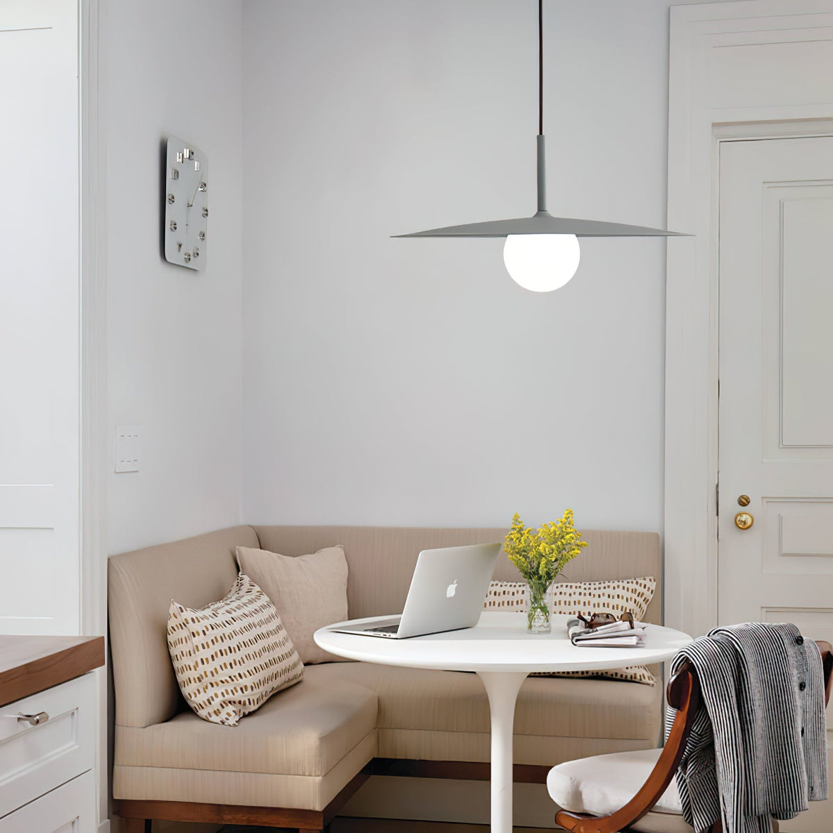 Norerise Pendelleuchte Plattenlampenschirm für Wohnzimmer