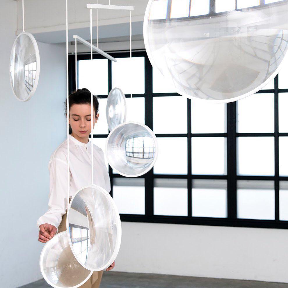 Eirienne Pendelleuchte aus Glas mit künstlerischem Design