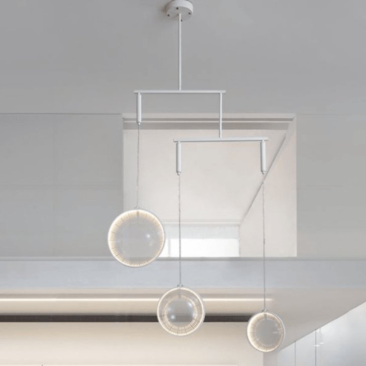 Eirienne Pendelleuchte aus Glas mit künstlerischem Design