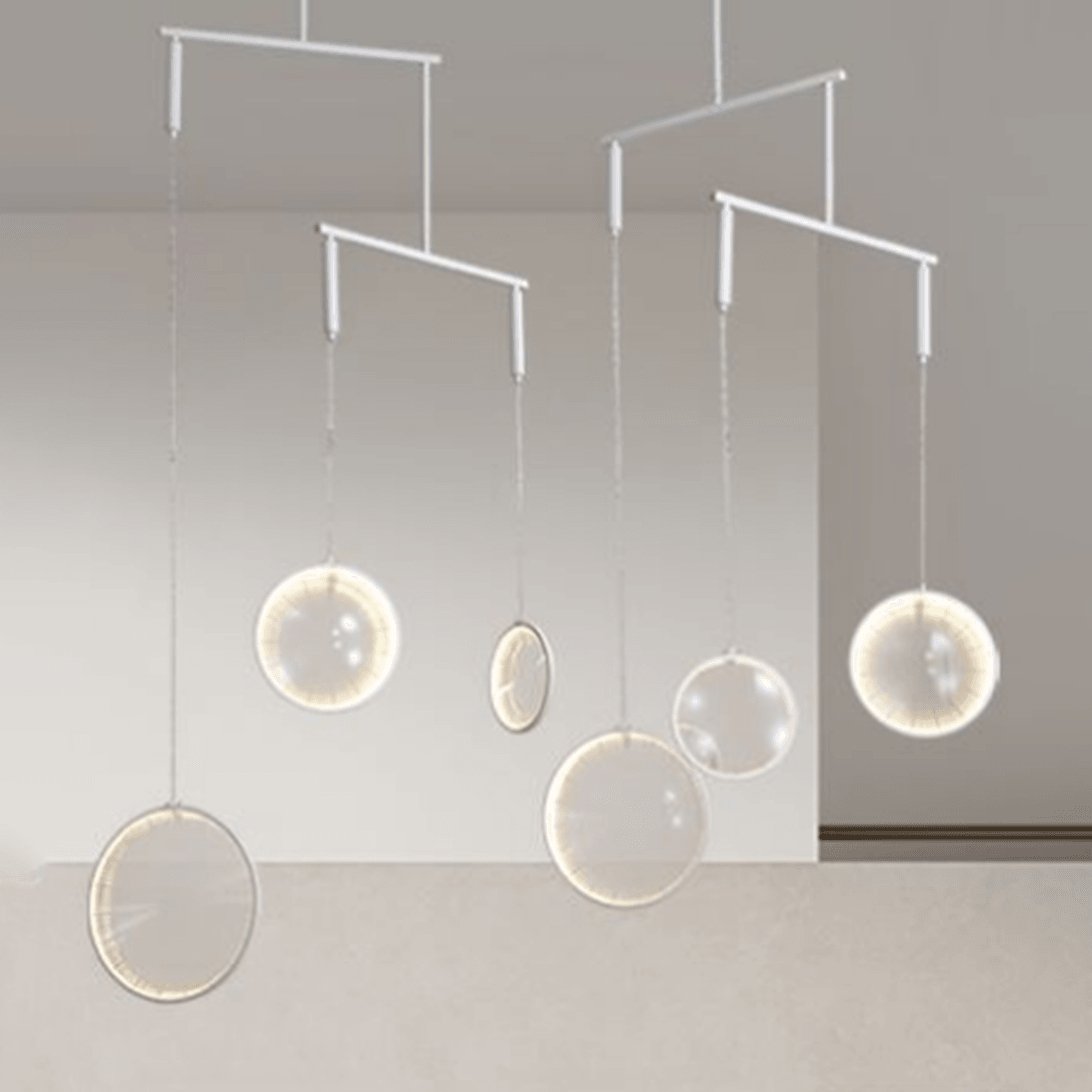 Eirienne Pendelleuchte aus Glas mit künstlerischem Design