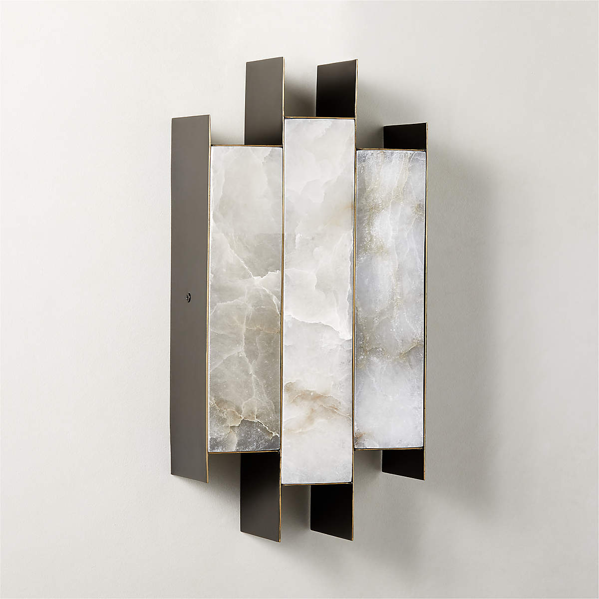 Finto Panel zeitgenössische Wandleuchte aus Alabaster