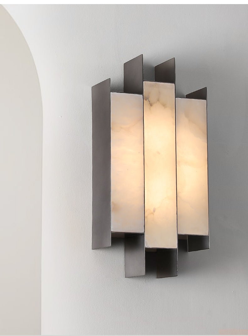 Finto Panel zeitgenössische Wandleuchte aus Alabaster