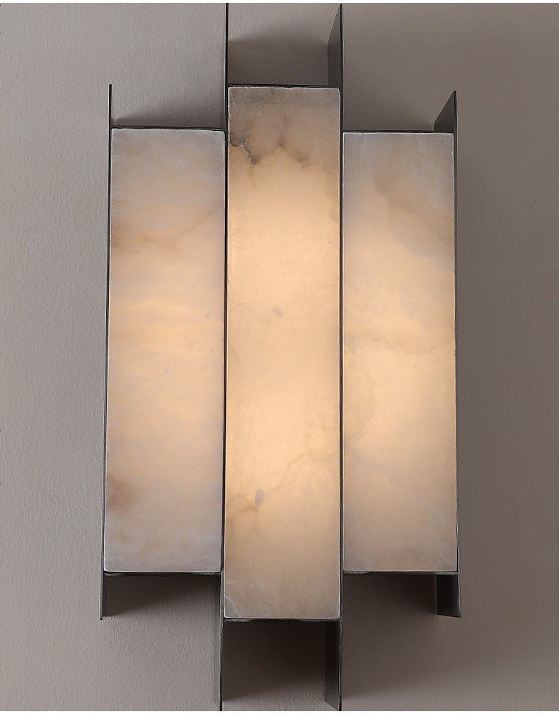 Finto Panel zeitgenössische Wandleuchte aus Alabaster
