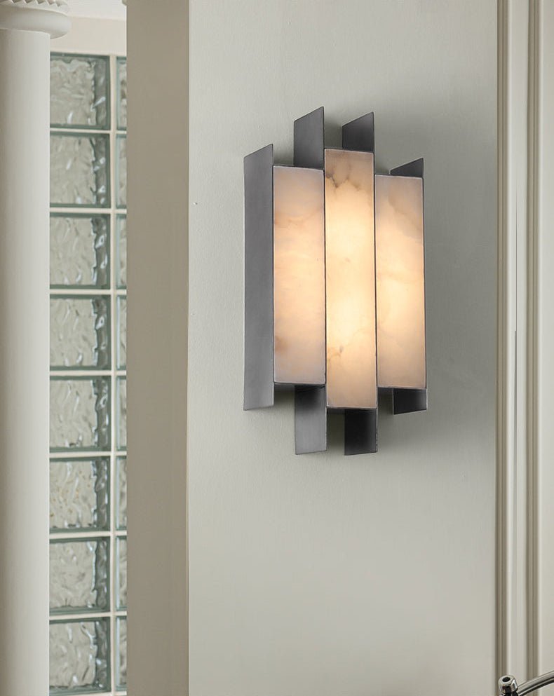 Finto Panel zeitgenössische Wandleuchte aus Alabaster