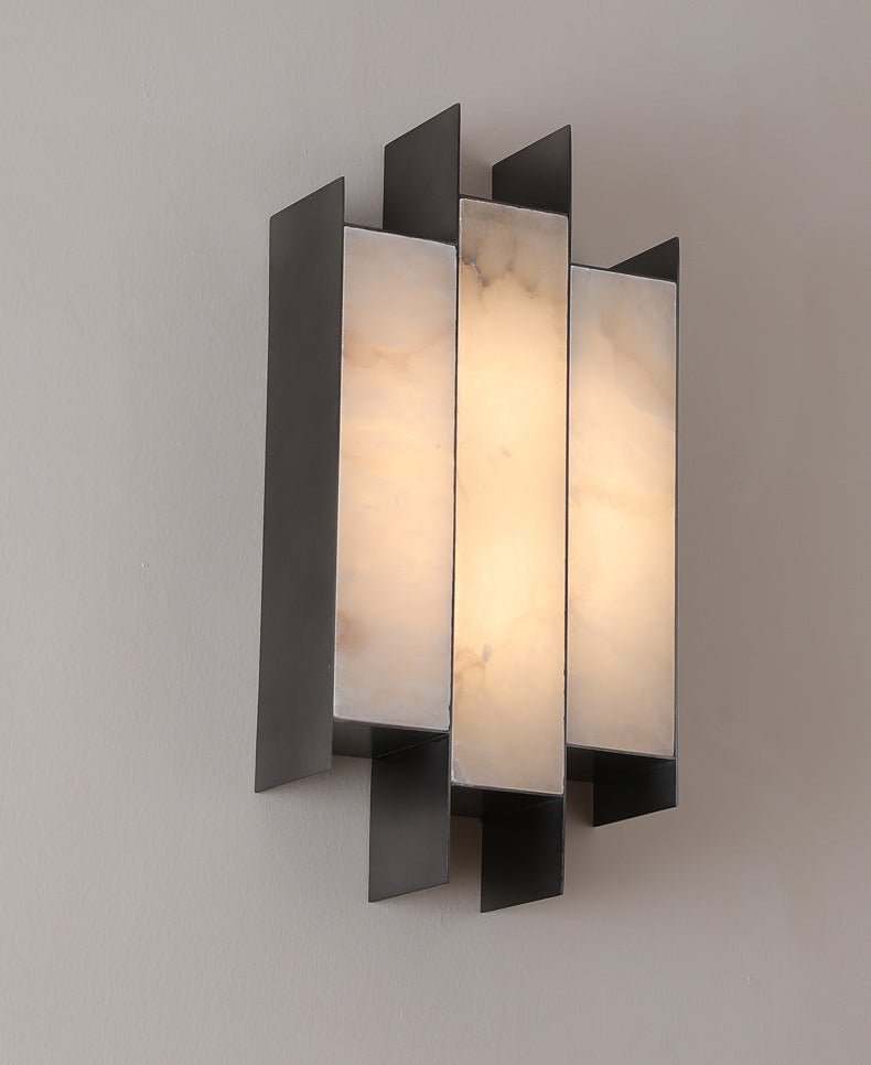 Finto Panel zeitgenössische Wandleuchte aus Alabaster
