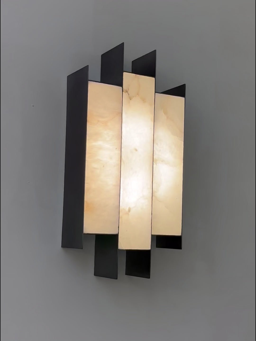 Finto Panel zeitgenössische Wandleuchte aus Alabaster