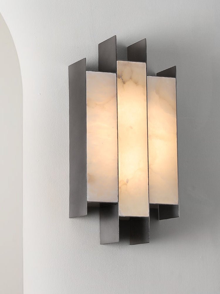 Finto Panel zeitgenössische Wandleuchte aus Alabaster