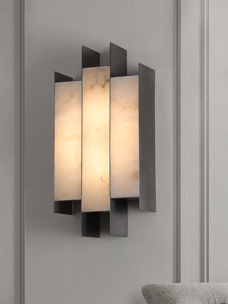 Finto Panel zeitgenössische Wandleuchte aus Alabaster