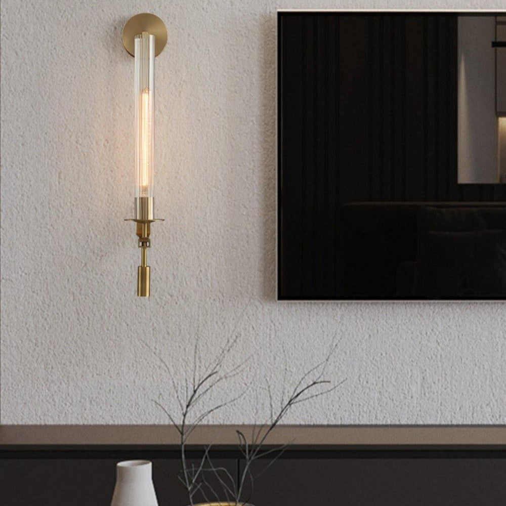 Lucian Wandleuchte für den Innenbereich aus Glas im Landhausstil