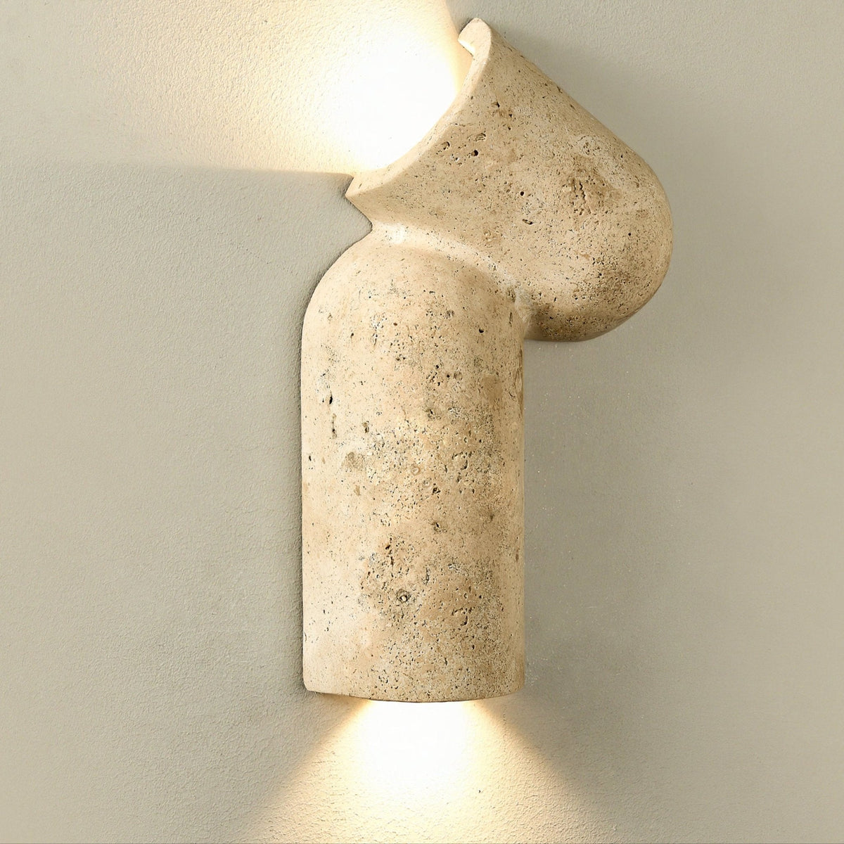 Valoreth Travertine Wandleuchte