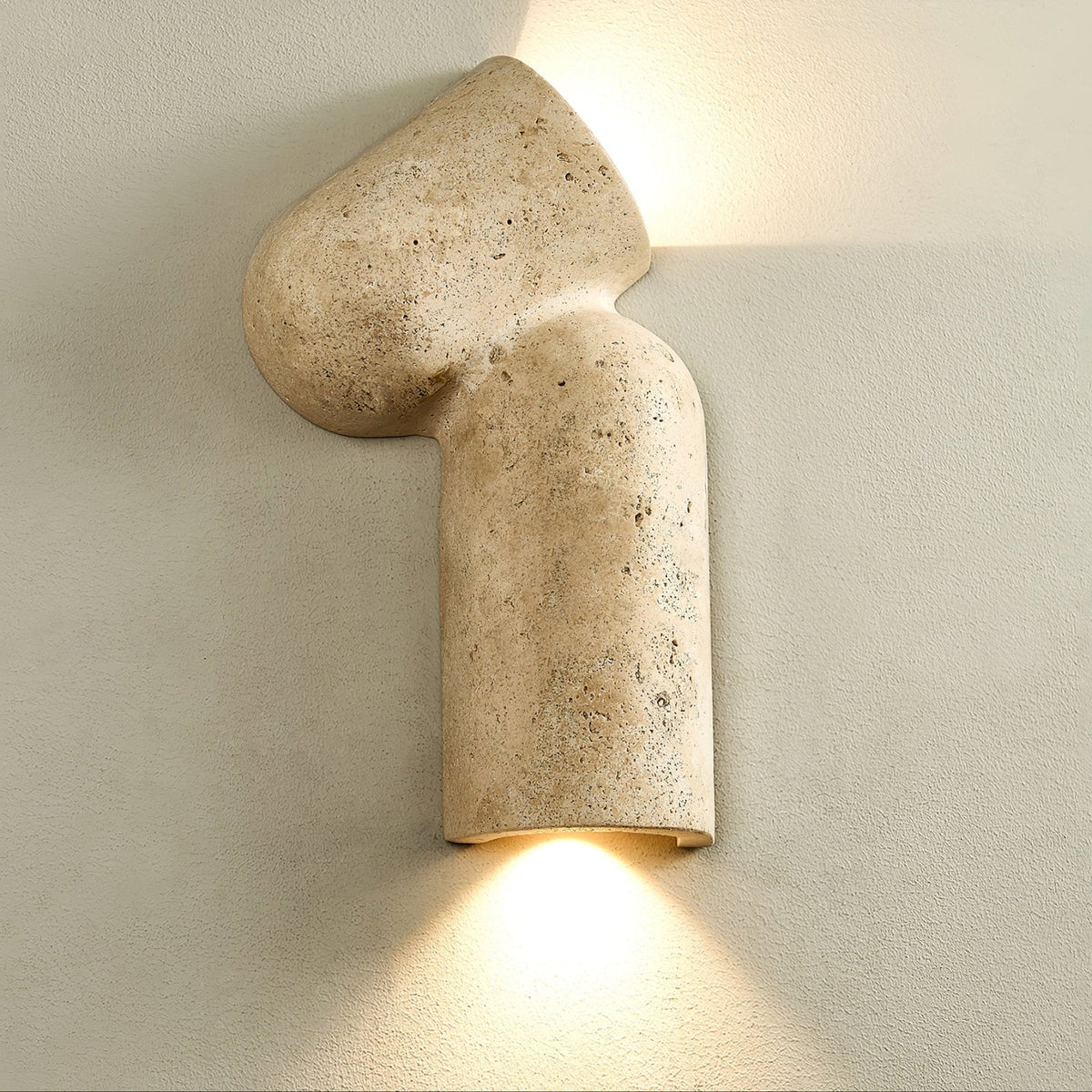 Valoreth Travertine Wandleuchte