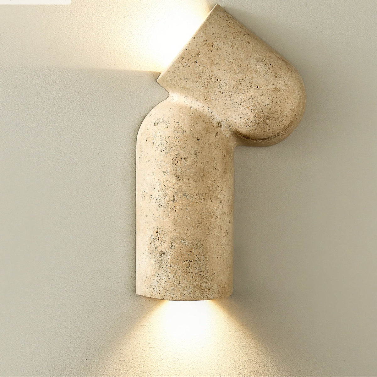 Valoreth Travertine Wandleuchte