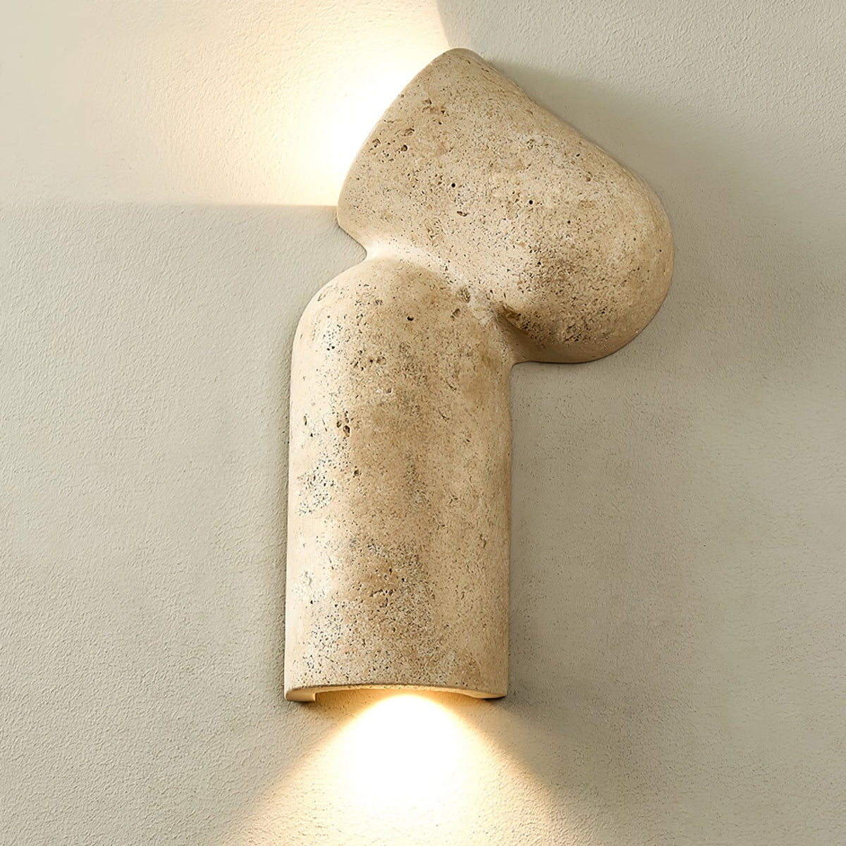 Valoreth Travertine Wandleuchte